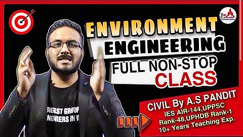 ENVIRONMENTAL ENGINEERING | Civil Engineering for GATE/IES & SSC JE | Catalyst Group