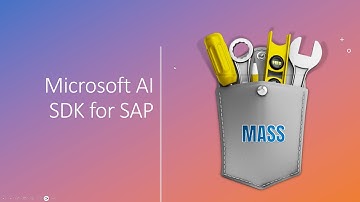 AI SDK for SAP - High level overview and quick demo