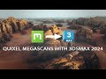 How to use megascans and quixel bridge with 3ds max 2024