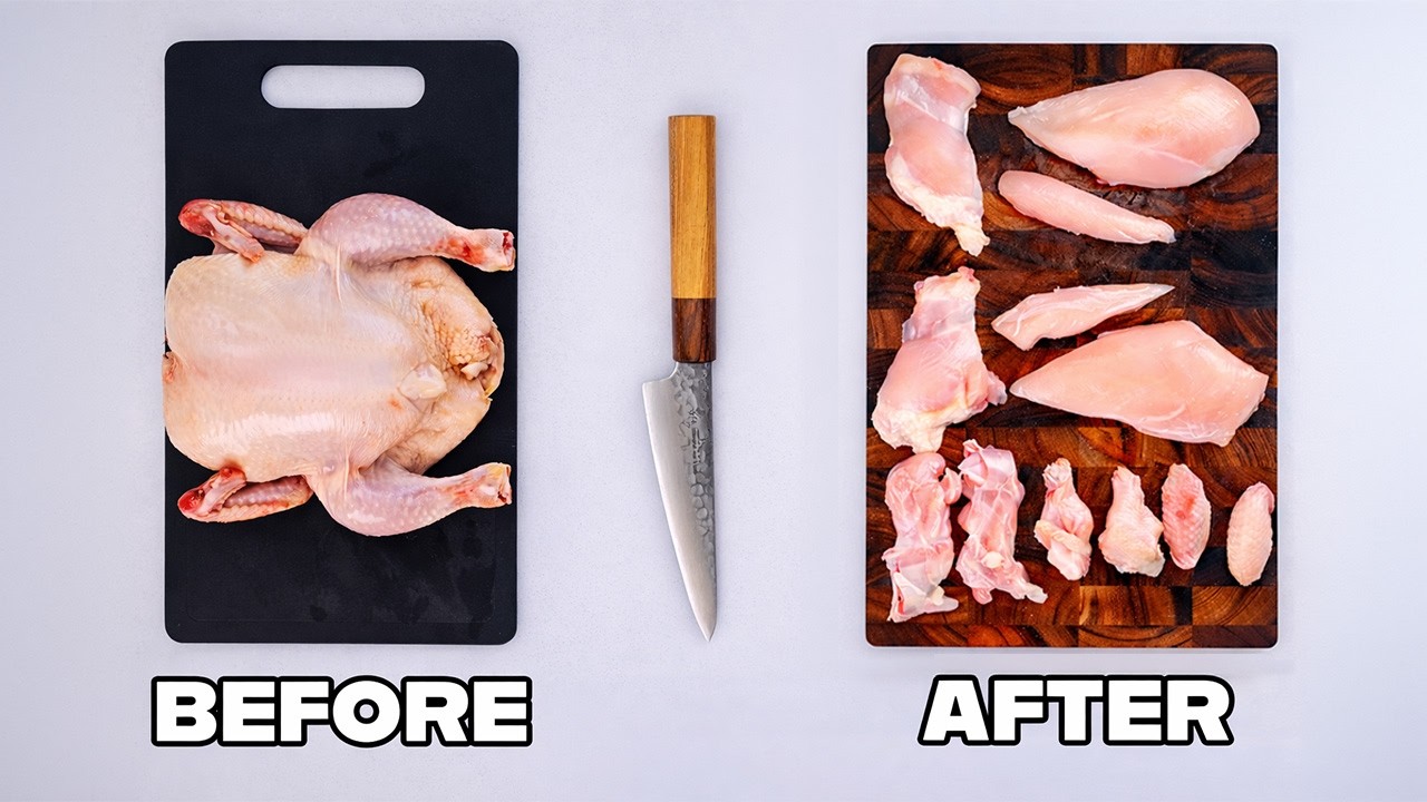 Как разделать целую курицу (полная инструкция)