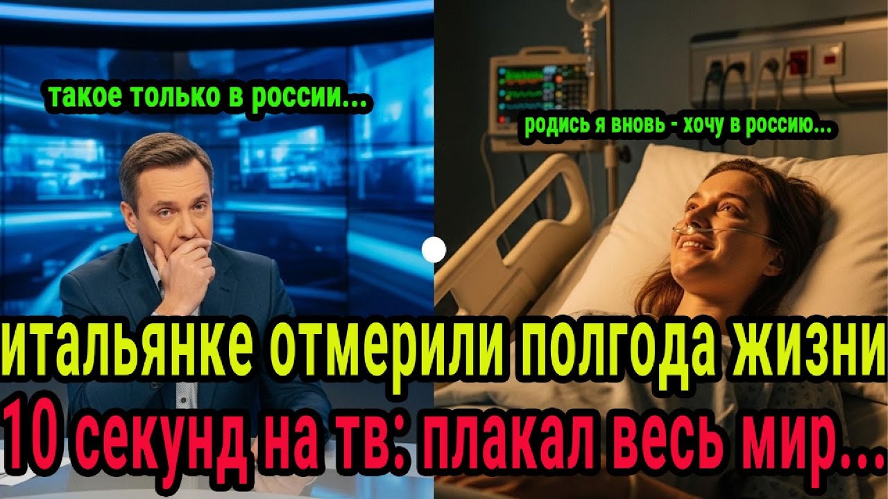 итальянке оставалось жить 6 месяцев, но в россии произошло чудо.