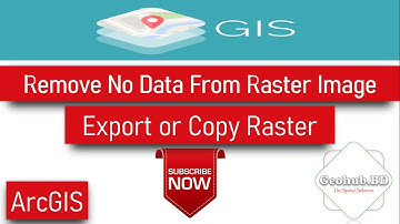 How to Remove NoData from Raster image using ArcGIS | Export Raster | Copy Raster | Bangla Tutorial