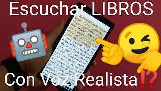 🔊👈📖 Cómo LEER LIBROS con VOZ REALISTA (PASA tus EPUB, PDF, MOBI, FB2, DOC, y TXT a AUDIOLIBRO) screenshot 5