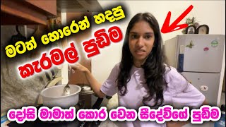 දෝසි මාමත් කොර වෙන සීදේවිගේ කැරමල් පුඩිම 🥮 මට තියෙන ආදරේ බලන්නකෝ..! Dosi mama's Caramel Pudding Vlog