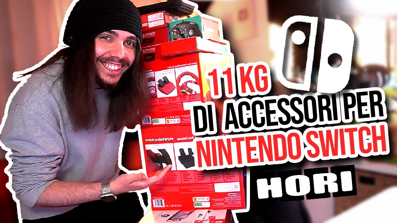 Ho ricevuto 11 KG di accessori per Nintendo Switch