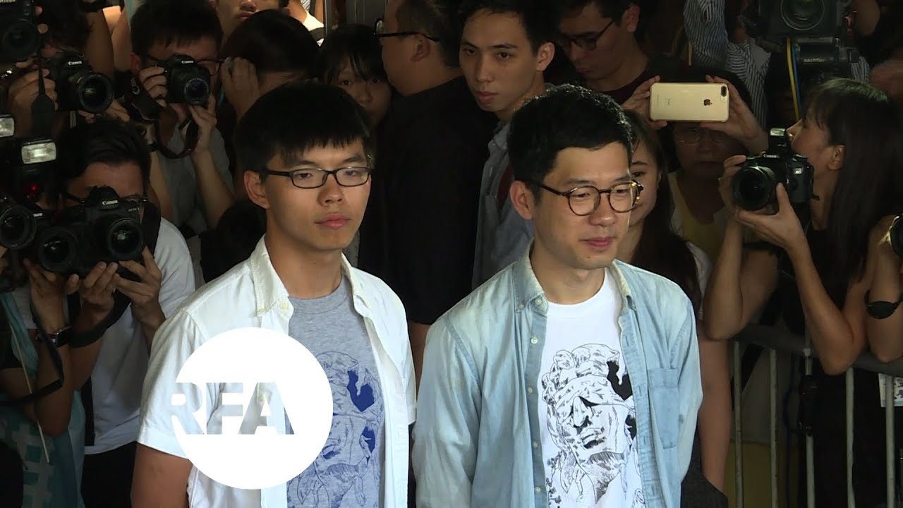 buma hiln Hong Kong's Umbrella Movement Leaders Jailed | Radio Free Asia (RFA)