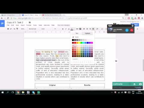 IELTS : Marking up a script