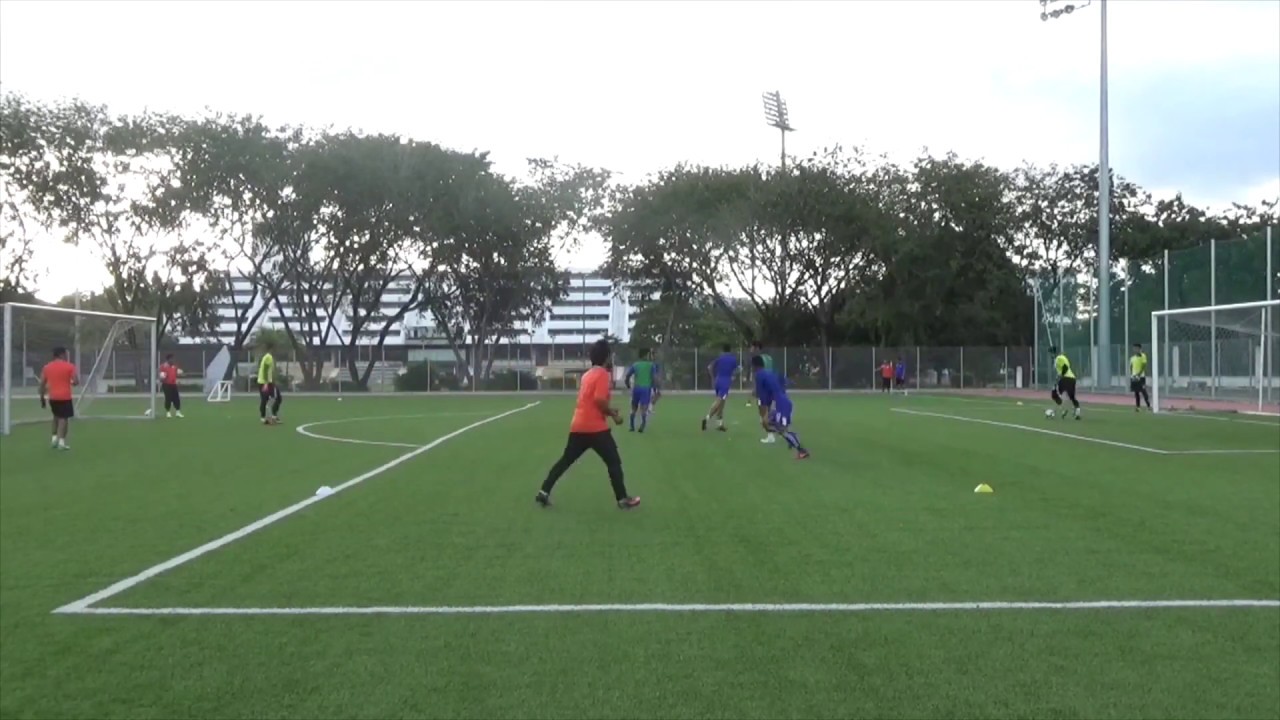 Football Fitness Endurance Training With The Ball (SSG) YouTube