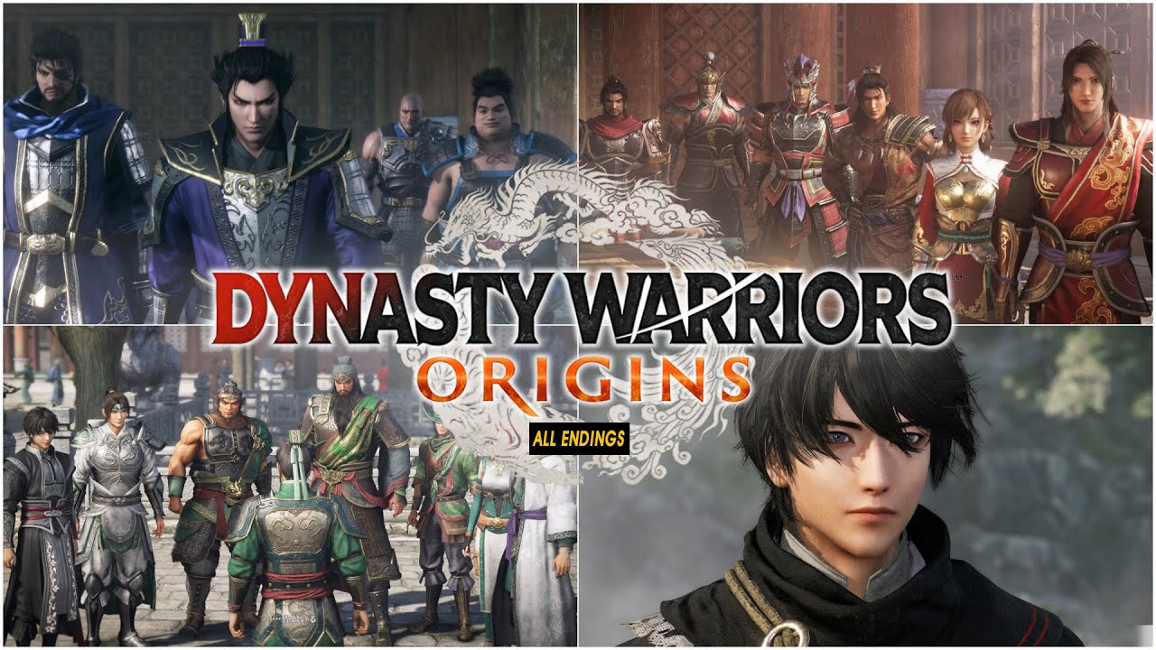【Dynasty Warriors: Origins】 All Endings┃4K SCENE