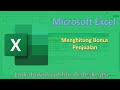 Menghitung Bonus Penjualan pada Microsoft Excel