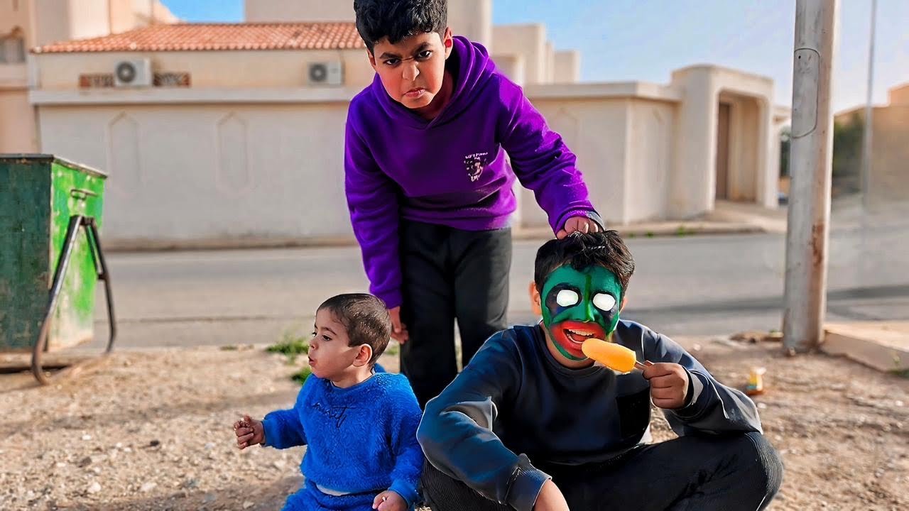 فيلم الزومبي يسرق ايسكريمات البيبي !!|انس