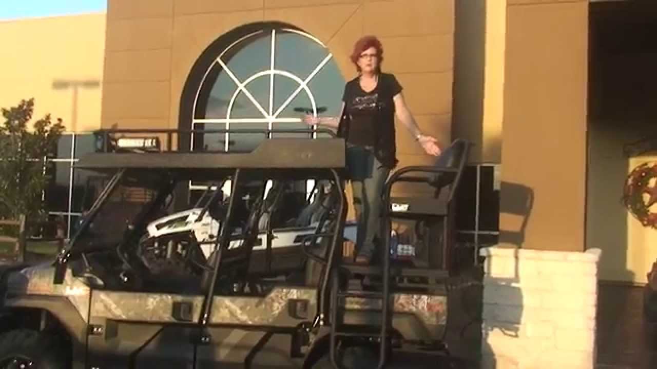 2015 Polaris Ranger >> Kawasaki MULE PRO-FXT UVC Custom High Rack Seat - YouTube 2015 Polaris Ranger >> Kawasaki MULE PRO-FXT UVC Custom High Rack Seat - YouTube