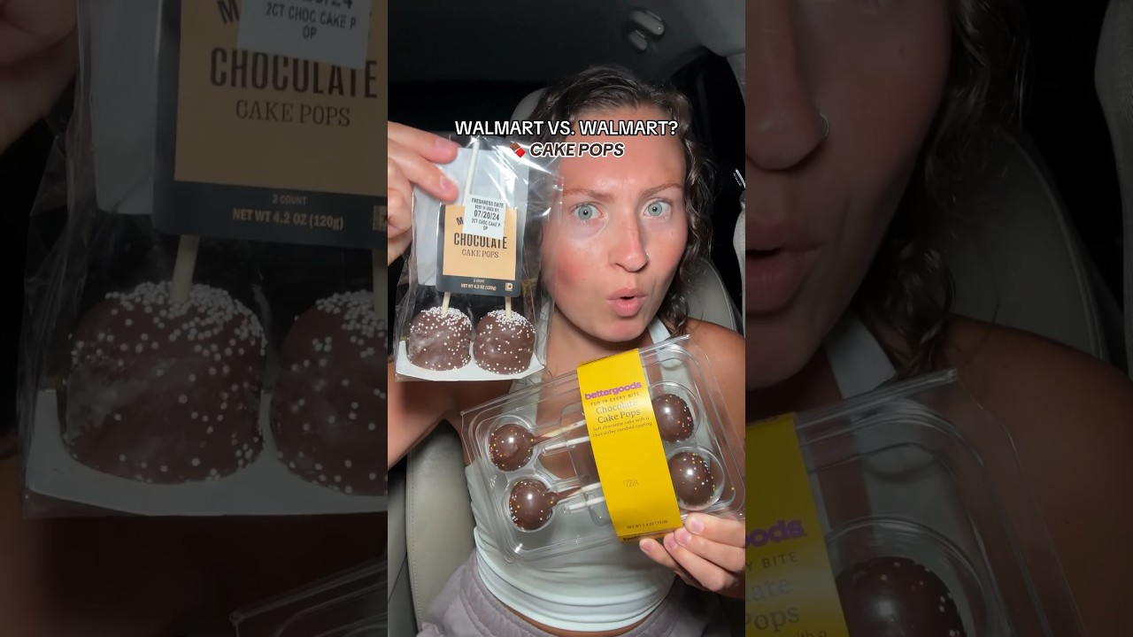 walmart vs. walmart?! 🍫 cake pops edition 
