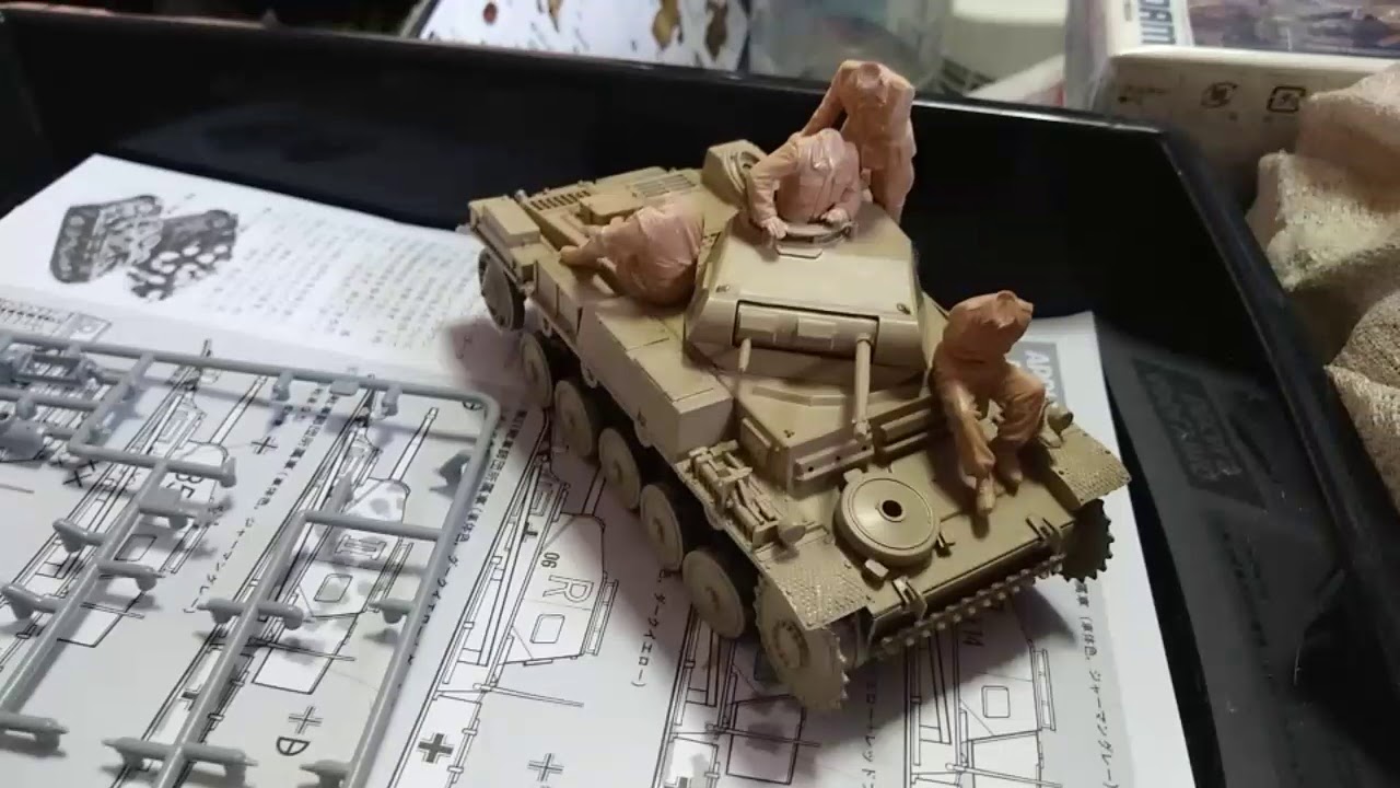 プラモデル制作 タミヤ 1 35 2号戦車 Youtube