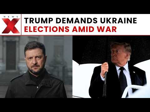 Trump Says Ukraine Should Hold Elections Amid Ongoing Russia Ukraine War