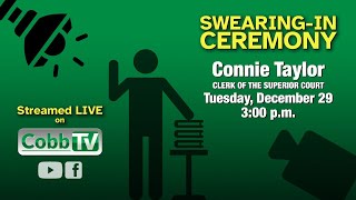 Swearing-In for Superior Court Clerk Connie Taylor