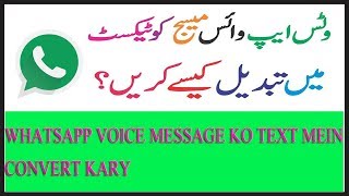 Whatsapp Voice Message To Convert Text Message  App 2017 screenshot 4