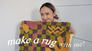 【DIY】ラグの作り方 | make a rug with me! #diy #手作り #インテリア #海外生活