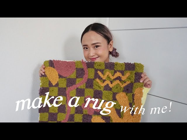 diy】ラグの作り方 | make a rug with me! - YouTube