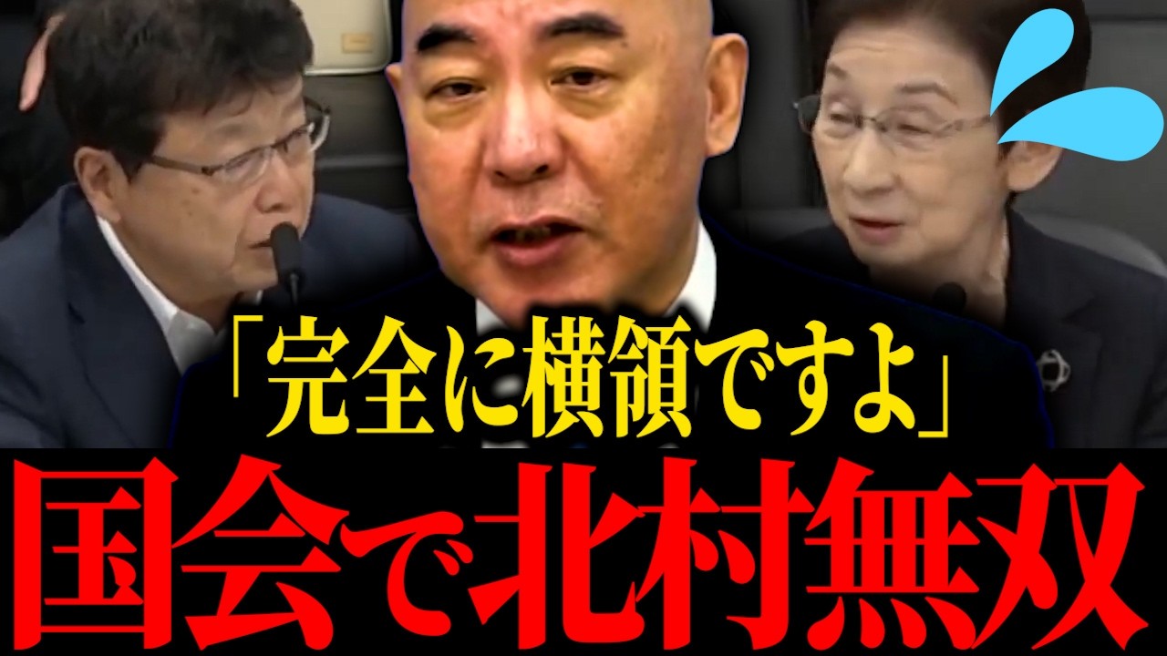 【北村晴男】※国会凍りつく...あのトンデモナイ制度に切り込みました...【保守】