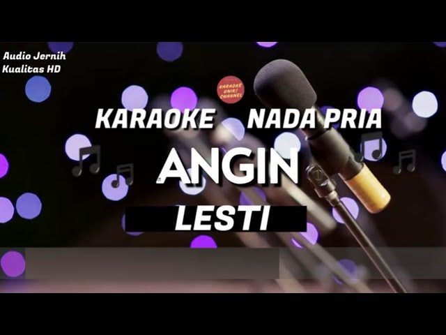 Karaoke Angin - Lesti Nada Pria class=