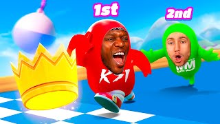KSI IS BETTER THAN ME ON FALL GUYS...