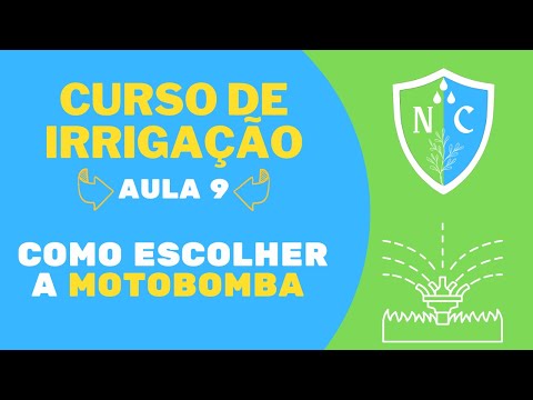 Curso de Irrigação - Aula 9 - Como Escolher a Motobomba Certa