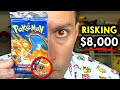 *RISKING IT ALL FOR A $200,000 POKEMON CARD?!* Opening 1st Edition Pack!