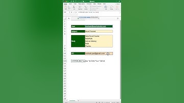 How to send emails directly from Excel using simple Hyperlink Function