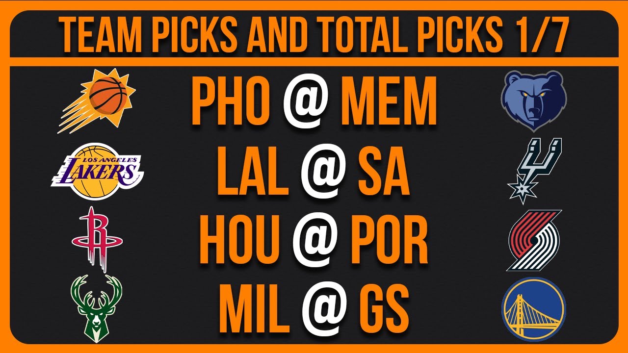 NBA Picks Today 1/7/26 NBA Picks and Predictions NBA Bets Today