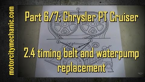 Part 6/7: Chrysler PT Cruiser timing belt and waterpump