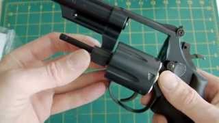 LaZouche Custom airsoft TM S&W M19 gas revolver review - YouTube