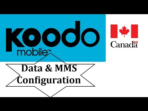 Koodo Mobile APN Settings for Android ( data & mms ) Canada