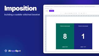 Imposition — building a saddle-stitched booklet · AImpoSpot