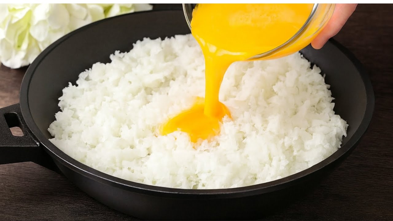 Рис с яйцами лучше пиццы! Я готовлю это почти каждый день!