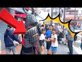 What if the samurai mannequin suddenly movesin japan1 funniest reactions samurai fan