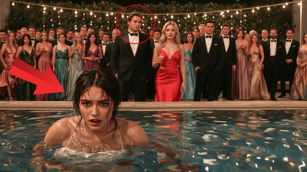 Die Society-Dame stieß sie in den Pool – doch ihr Milliardärs-Ehemann ließ niemanden mehr lachen