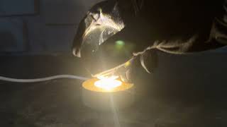 Luminária 3D bola de cristal #Detudoonline
