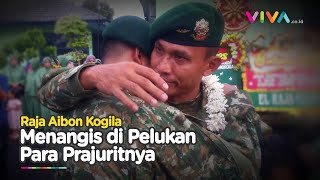 Banjir Air Mata! Raja Aibon Kogila Pamit dari Pasukan Tengkorak Kostrad TNI