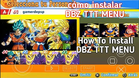 cómo instalar / How To  Install DBZ TTT MENÚ