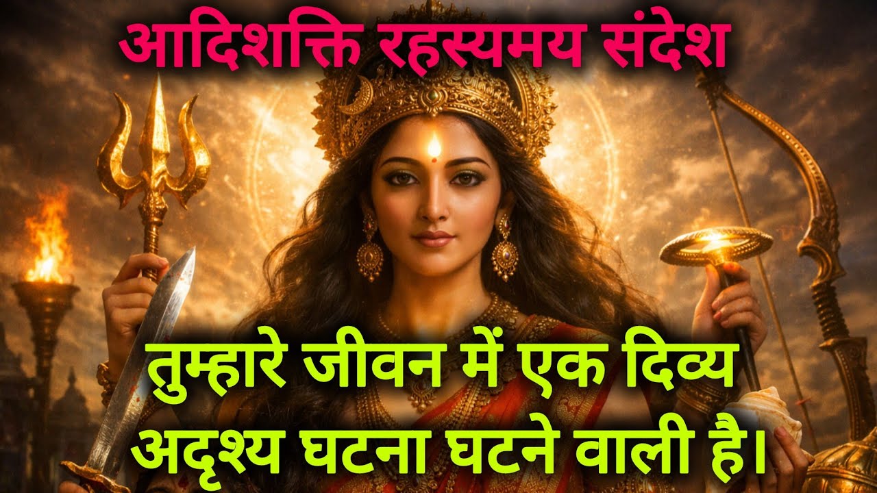 तुम्हारे जीवन में अदृश्य परिवर्तन होने वाला है | Adi Shakti Divine Message | Chosen Soul Message