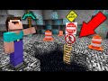 I SURVIVE IN THE DEEPEST HOLE UNDER THE BEDROCK IN MINECRAFT ? 100% TROLLING TRAP !