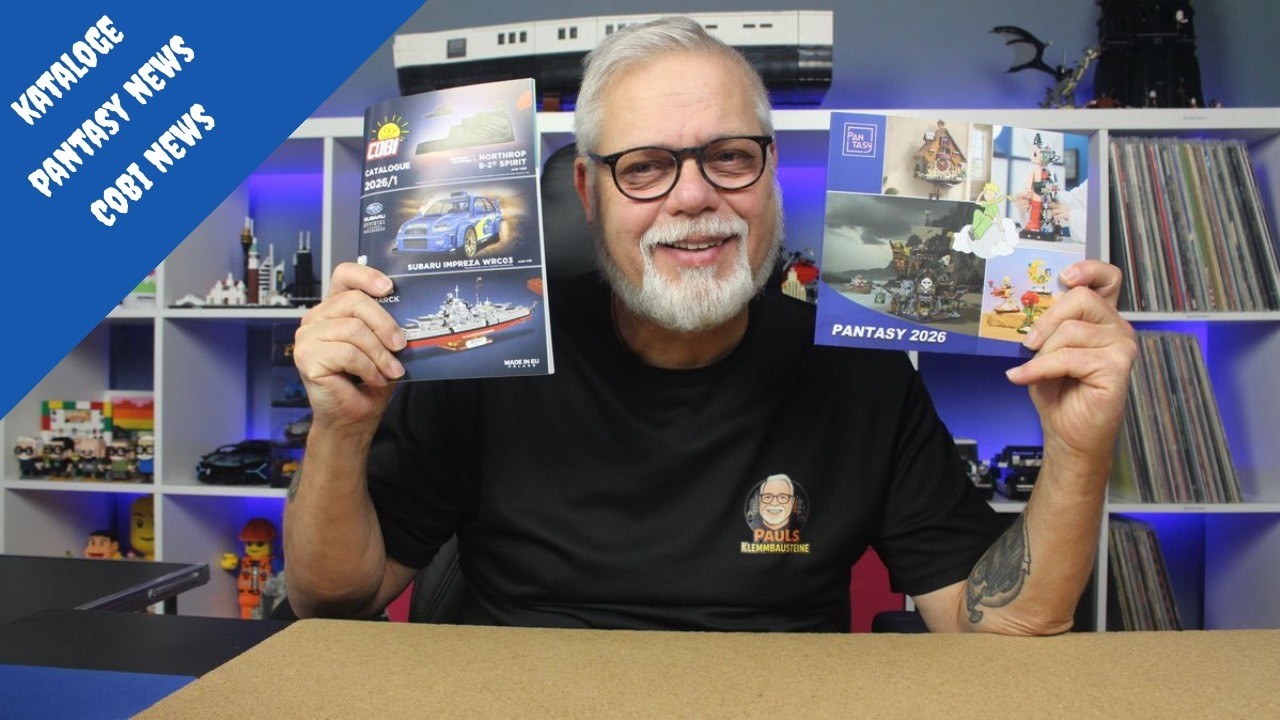 COBI und Aufkleber? Klemmbaustein-Neuheiten 2026 - COBI & Pantasy Kataloge komplett durchgeblättert!