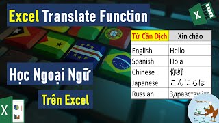 Học ngoại ngữ trên Excel với hàm Translate Function screenshot 5