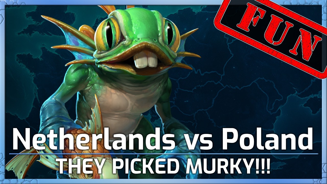 Netherlands vs Poland! It's MURKY Time! - Nations Cup Groups - Heroes of the Storm