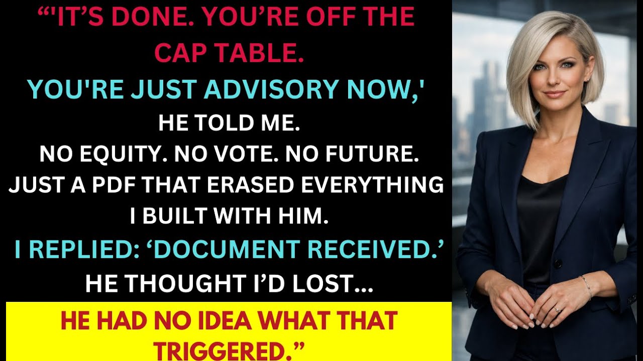 My Husband Rewrote Our Shareholding Agreement to Leave Me with Nothing — I Triggered the $640 Millio