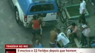 Atirador entra em escola em Realengo VEJA A HORA EXATA QUE ELE ATIRA NOS ALUNOS 