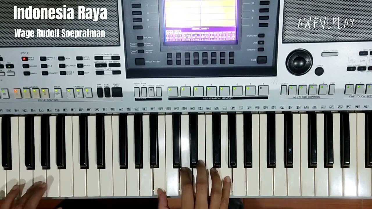 Indonesia Raya | W. R. Soepratman | Strings Keyboard