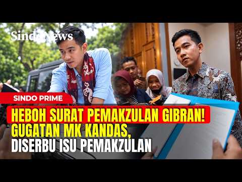 HEBOH SURAT PEMAKZULAN GIBRAN! Parlemen Diserbu Isu Pemakzulan | Sindo Prime | 08/10 Part 01