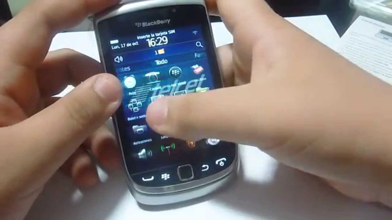 unboxing blackberry torch 9810 español